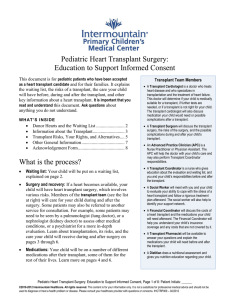 Donor Hearts and the Waiting List