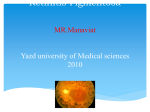 Retinitis Pigmentosa MR.MANAVIAT YAZD university of medical