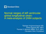 Normal ranges of left ventricular global longitudinal strain: a meta