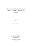 Discriminative Stimulus Properties of MDMA