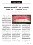 Rethinking Meibomian Gland Dysfunction: How to Spot It, Stage It