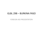 GLBL 298 * BURKINA FASO