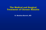 The Medical and Surgical Treatment of Chronic Rhinitis