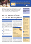Central venous catheters and central venous pressure.