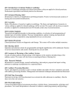 Au.D. Course Descriptions - College of Fine Arts and Communication
