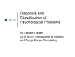 Diagnosis and Classification of Psychological Problems