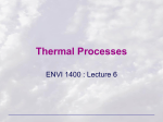 Thermal Processes