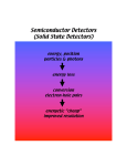 Semiconductor Detectors (Solid State Detectors)