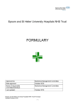 Trust Formulary - St Helier Hospital