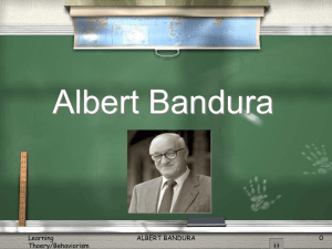 Albert Bandura - BDoughertyAmSchool