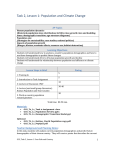 In this task, students will analyze current population demographics