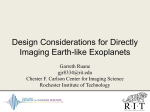 Detectability of Earth-like Planets by Direct Imaging - RIT