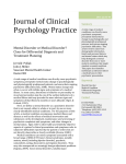 Journal of Clinical Psychology Practice