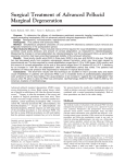 Surgical Treatment of Advanced Pellucid Marginal Degeneration