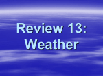 Review 10: Weather