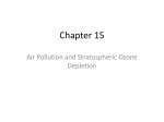 Ch. 15 Air Pollution and Ozone Depletion