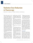 Radiation Dose Reduction in Fluoroscopy