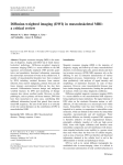 Diffusion-weighted imaging (DWI) in musculoskeletal MRI: a critical