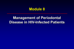 Management of Periodontal Disease in HIV