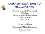 LASER APPLICATIONS TO MEDICINE AND BIOLOGY