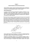 Steroid Chemistry and Steroid Hormone Action - Rose