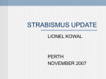 STRABISMUS UPDATE - The Private Eye Clinic