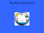 The Water (H2O) Cycle