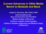 CURRENT CONCEPTS IN OTITIS MEDIA