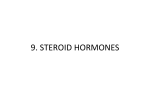 9. steroid hormones - cmb