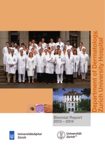 Department of Dermatology, Zurich University Hospital