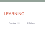 Learning - McMurray VMC