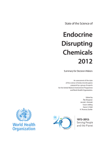 Endocrine Disrupting Chemicals 2012