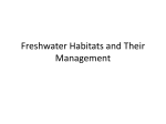 Freshwater Habitats and Their Management