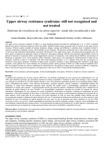 Upper airway resistance syndrome - American Sleep and Breathing