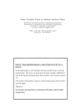 Heat Transfer From A Heated Vertical Plate