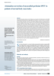 Attenuation correction of myocardial perfusion SPET in patients of