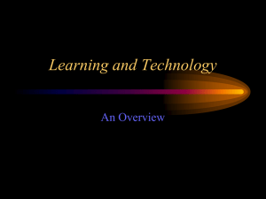 Ch. 10: Technology and Learning