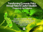 Transforming Economic Policy through Natural Capital