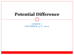 Potential Difference