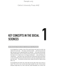 key concepts in the social sciences