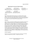Digital Signal Processing and Medical Imaging