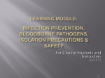 FVHCA Safety and Infection Control: Student Orientation