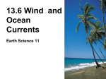 Wind and Ocean Currents