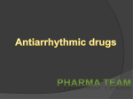 2. antiarrhythmic drugs