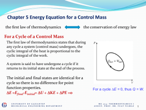 ME 204 Thermodynamics I