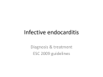 Infective endocarditis - ESC 2009 guidelines overview