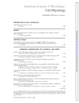 AJP - Cell Physiology - American Journal of Physiology