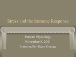 Stress and the Immune Response