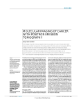 molecular imaging of cancer with positron emission tomography