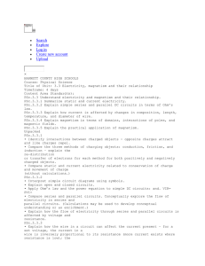 Physcial Science-Electricity and Magnetism